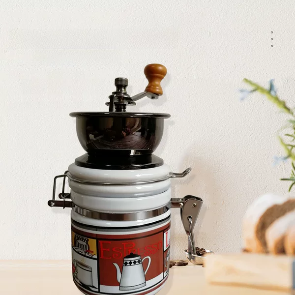 Hand Grinder Ceramic Jar Sealed Jar Coffee Grinder Barrel Manual Coffee Grinder