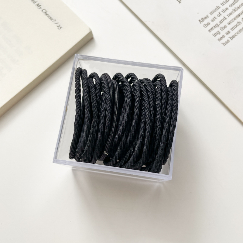 Tocado alto Cola de Caballo cabeza de bola banda de pelo Simple cuerda de pelo de verano de las mujeres