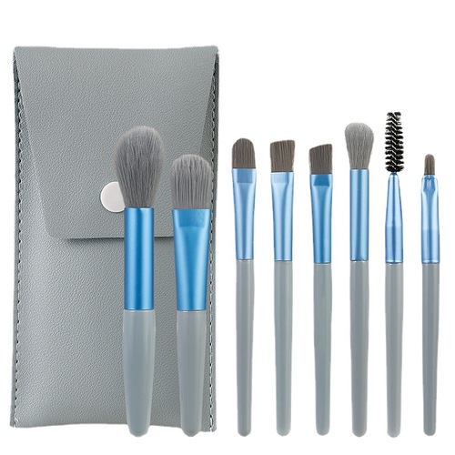 xixi Beginner Eyeshadow Brush Loose Powder Brush 8 Makeup Brush Set Foundation Soft Hair Beauty Tool Brush x763