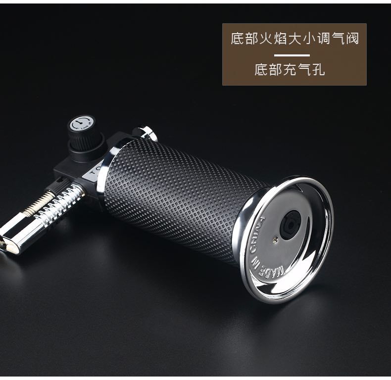 편리한 미니 용접 토치 방진 스트레이트 라이터 화염 총 연기 점화 시가 MOXA MOXA PILLAR IGNITER