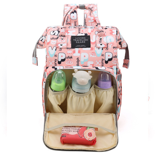 Wholesale New Mommy Bag Fashion Outdoor Mom Bottle Bag Trendy Korean Version Large Capacity Multifunctional Dual Shoulder Bag