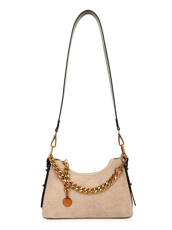 Bolso para mujeres 2025 nuevo estilo europeo y americano retro cross-border bolso de palo de cadena sofisticada sensación de alto nivel bolso de hombro universal