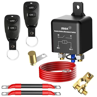 200A Automotive Relay with: Power supply, ignition system accessories