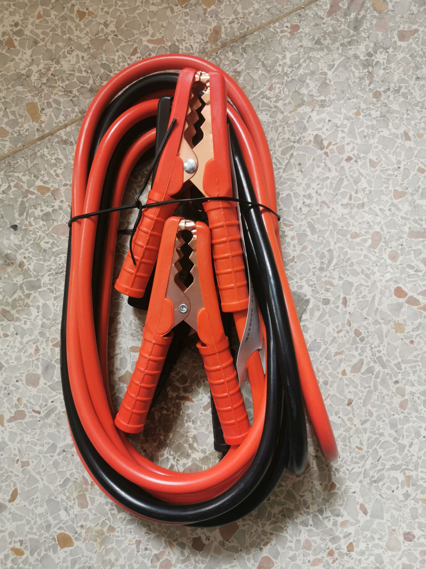 Línea de batería de coche línea de fuego de cobre puro que conecta la línea de conexión de la batería que cruza Jianglong clip línea de fuego de conducción línea de conexión eléctrica