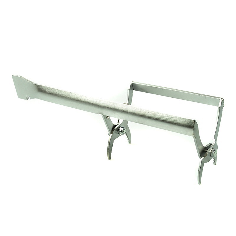 跨境养蜂不锈钢带铲多功能提脾夹 带刀巢脾夹蜂具 带铲巢框提脾夹