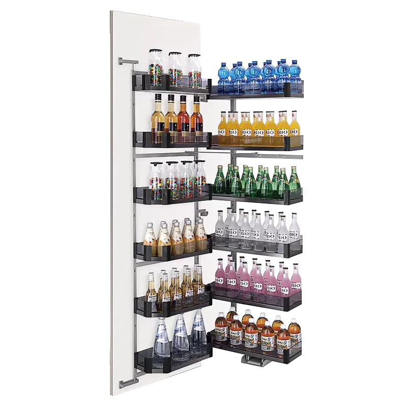 Gabinete de cocina gabinete alto Cesta extraíble de alta profundidad vinculación gran monstruo bestia snack gabinete 400 gabinete extremadamente poco profundo estante de almacenamiento