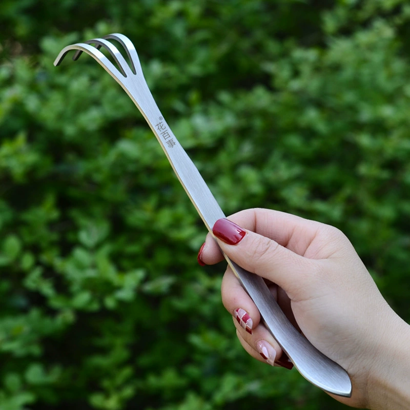 Грабли для бонсай, пресс для почвы из нержавеющей стали, инструмент для сбора и формирования почек для изготовления бонсай, инструмент для рыхления почвы в форме медведя для бонсай