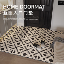 入户门丝圈地垫门口加厚防滑脚垫进门玄关地毯可裁剪垫子耐脏门垫