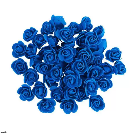 Royal blue foam rose