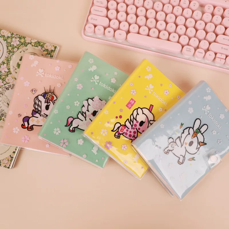 Qingyifang Tokidoki pink series EVA snap rubber sleeve 36K cartoon thickened notebook notepad