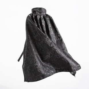 Hanfu Cloak Children's Ancient Costume Black Flower Cloak Middle Halloween Costume Royal Guards Flying Fish Suit Outer Cloak