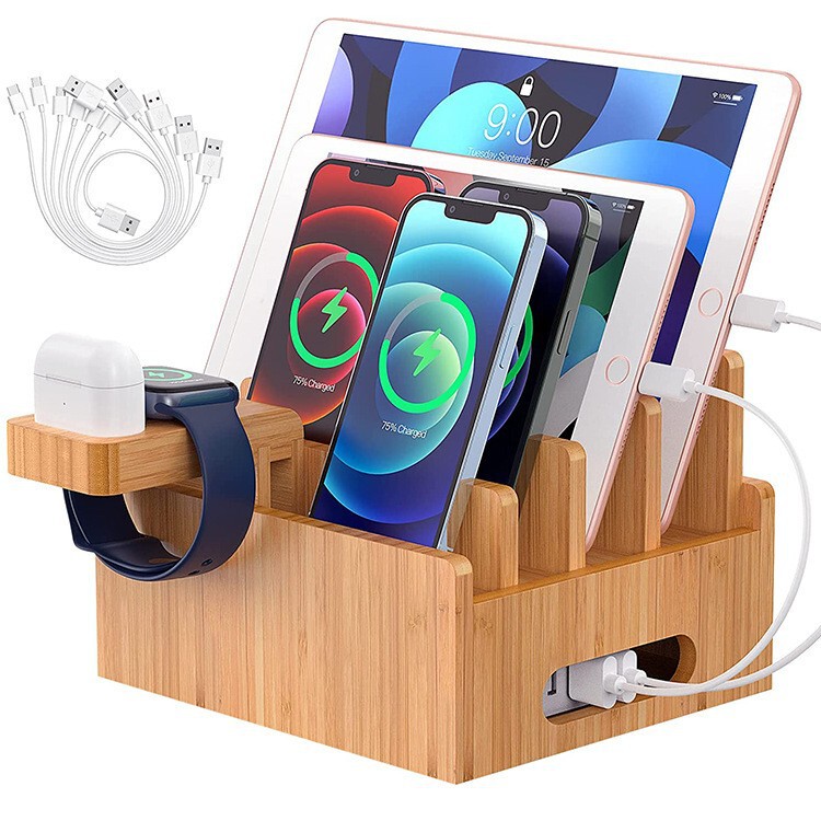 Wooden mobile phone tablet computer storage box mobile phone holder wooden multifunctional removable storage box Wooden mobile phone tablet computer storage box mobile phone holder wooden multifunctional removable storage box
