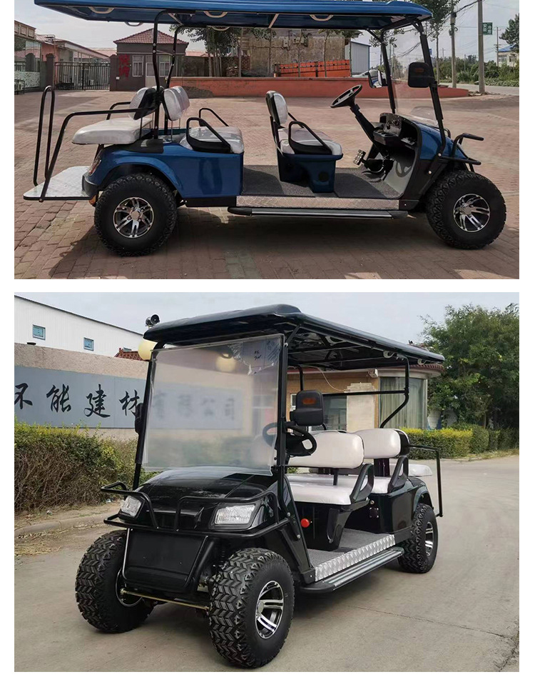 Electric Golf Carts for B&Bs, Resorts, Reception Areas, Factories, Tourist Attractions, and Airport Shuttles; Electric Sightseeing Vehicles