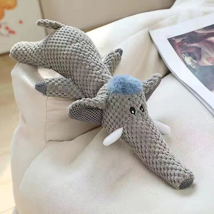 Juguetes para mascotas perros grandes, medianos y pequeños huesos de gato resistentes a las lágrimas sonido resistente a las mordeduras BB call molar cuerda de algodón aliviar juguetes de peluche congestionado