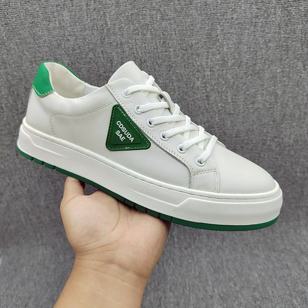 White and green