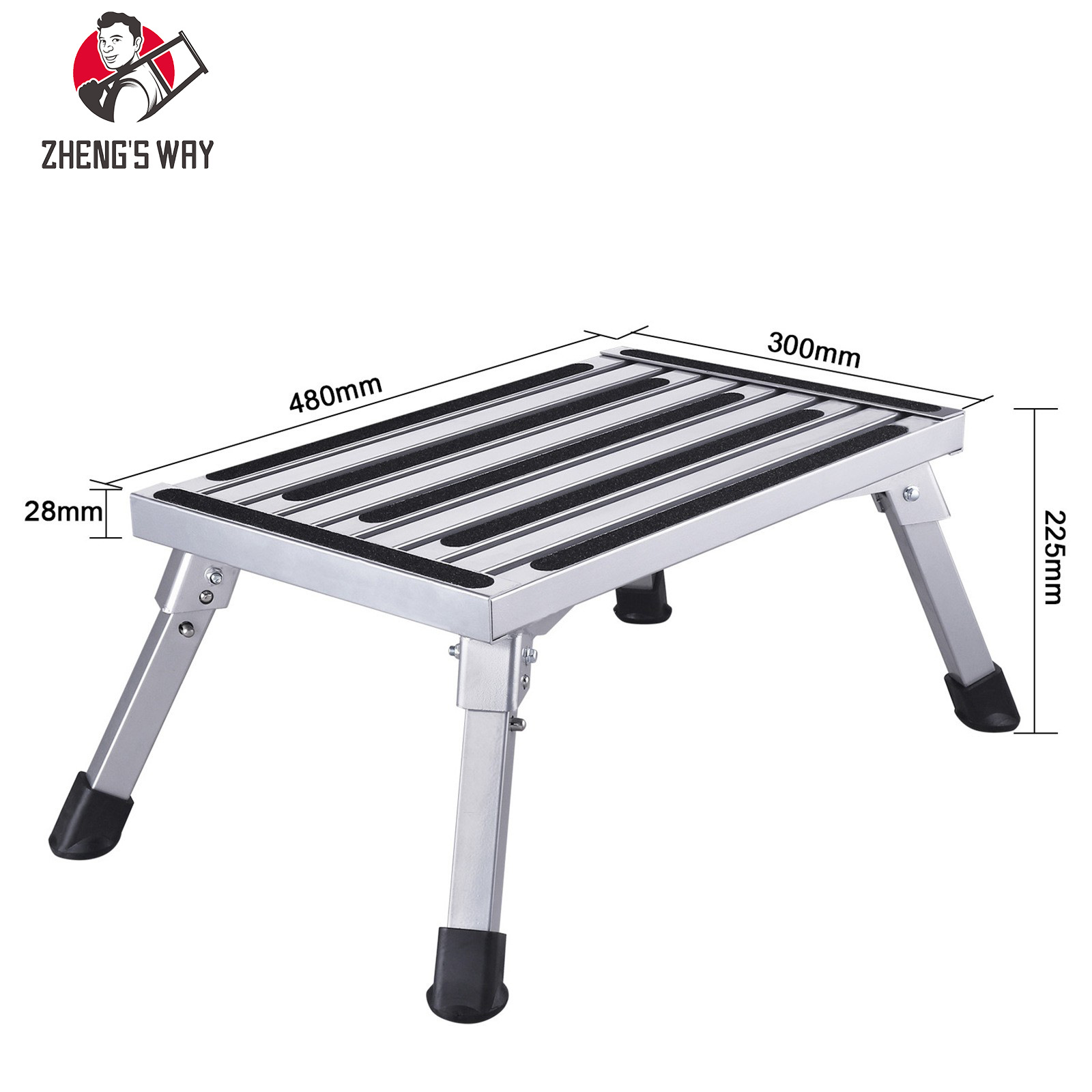 Складная лестница табуретка толщиной 1,4 мм алюминиевый сплав