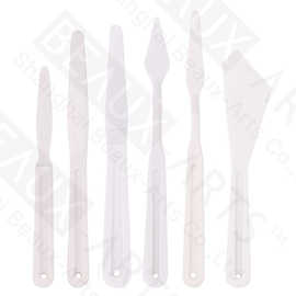 6支套装丙烯水粉颜料调色刀塑料刮刀套装调色工具工厂批发