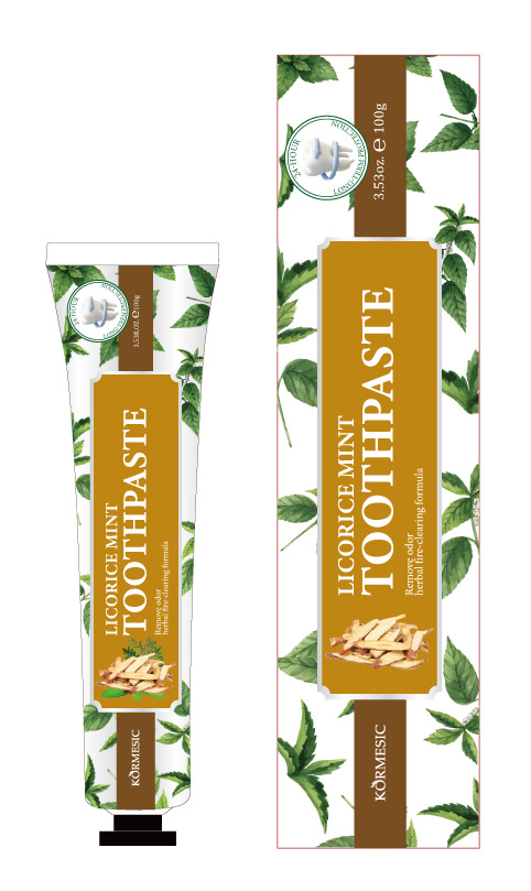 KORMESIC pasta de dientes en inglés, aliento fresco, limpieza oral, fábrica de comercio exterior transfronterizo al por mayor image 10