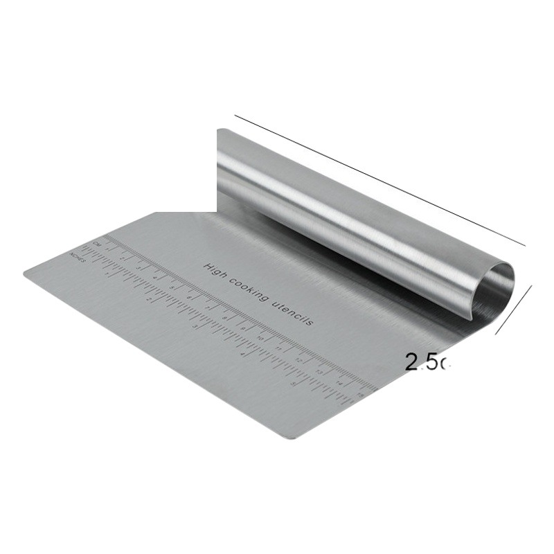 Cortador de fideos de acero inoxidable engrosado transfronterizo con cortador de harina a escala artefacto de cocina corte de masa de una sola cara