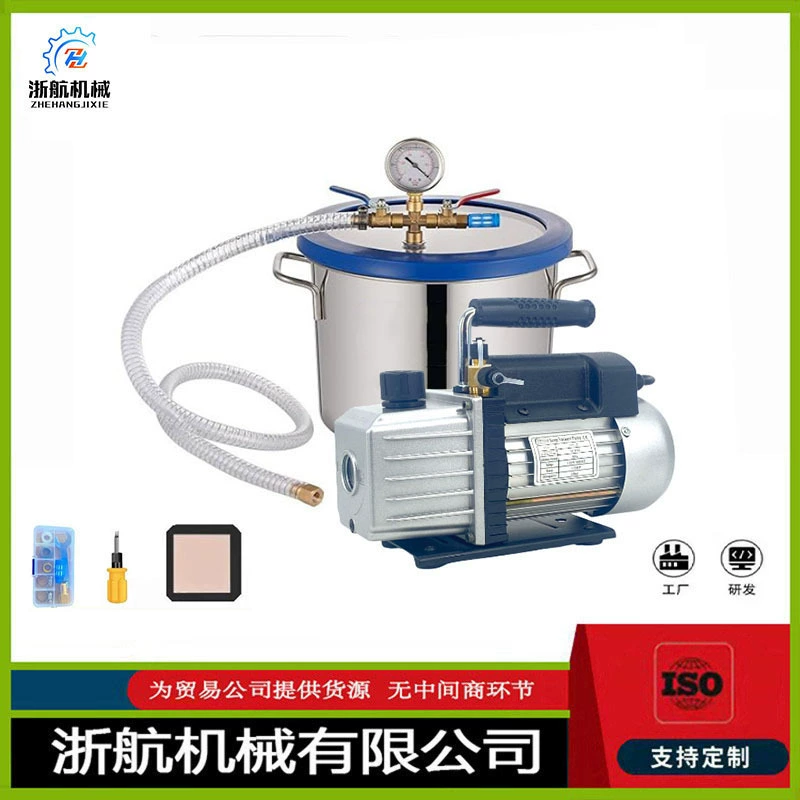 Небольшой вакуумный насос, поддерживающий вакуумный бочонок AB клей силиконовая флип-форма дозирования эпоксидная смола ремесла вакуумный пеногаситель