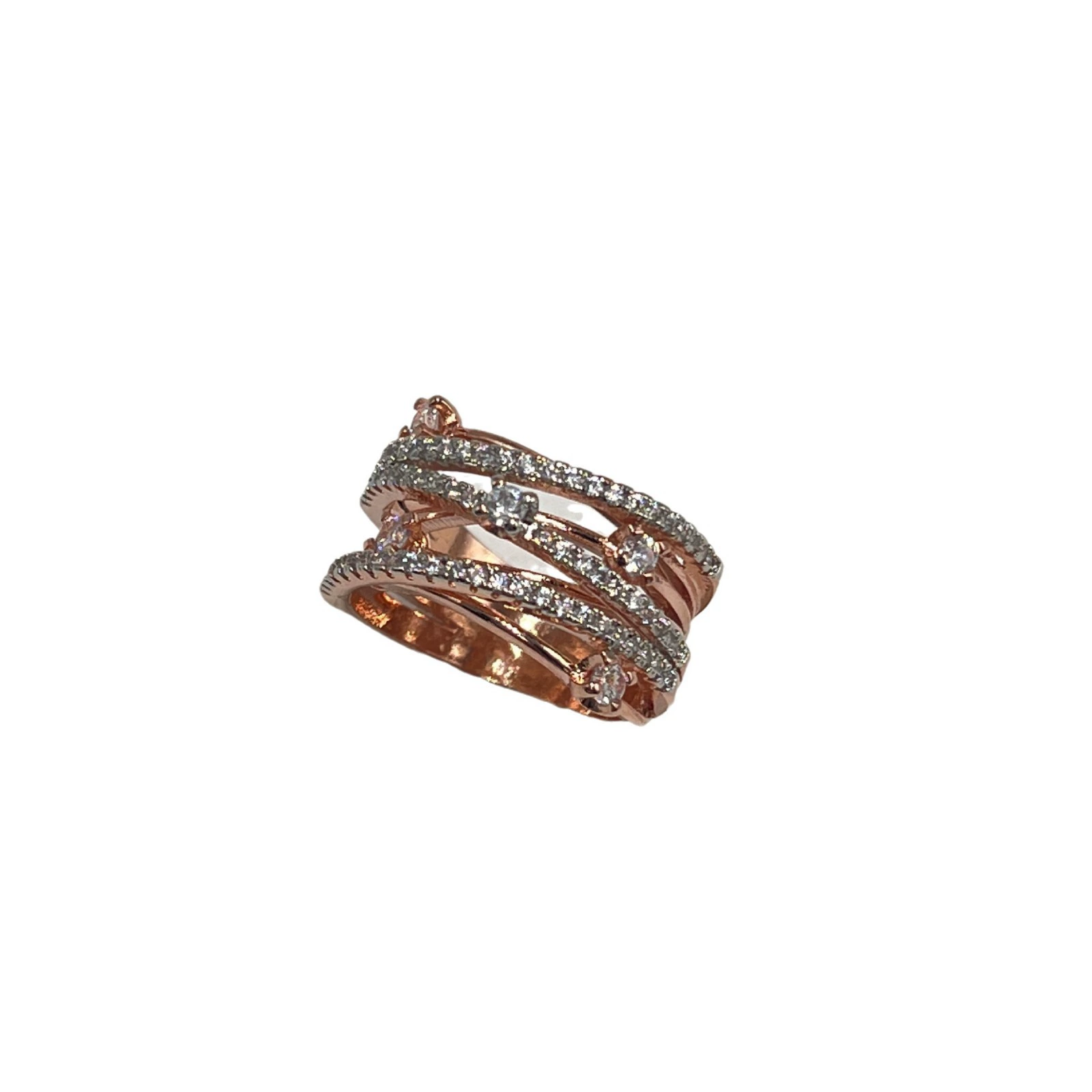 Fashionable accessory, universal copper ring, light luxury style, 3 colors