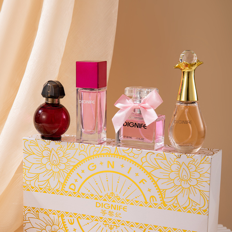 DIGNIFE / Li Fei Red Poison Set de cuatro piezas para hombres y mujeres, caja de regalo, fragancia duradera, fragancia fresca y elegante. image 3
