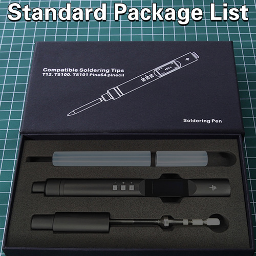 Pine cone soldering iron PTS200 smart soldering iron metal shell PD3.0 with sleep universal T12TS100 soldering iron head