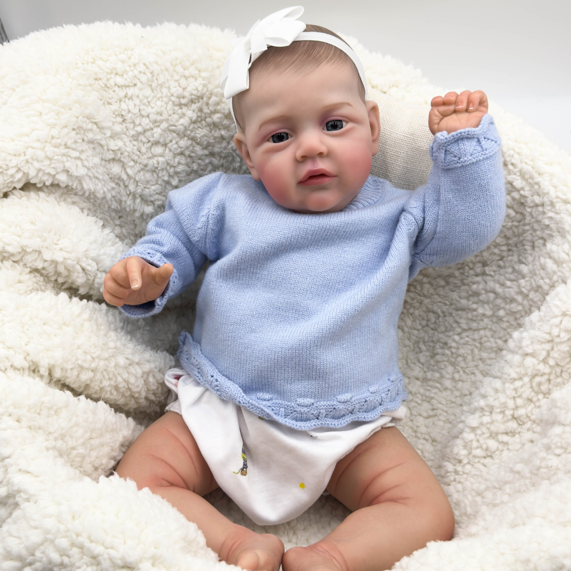 50cm tela cuerpo simulación bebé reborn muñeca Maryann transfronterizo e-commerce suministro de una sola pieza de entrega