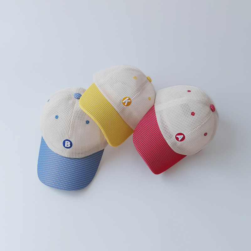 Casquette De Baseball Pour Enfants Avec Lettre De Couleur Coréenne display picture 3