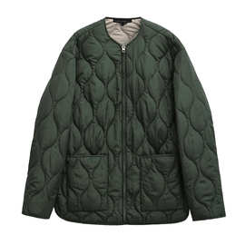 2024秋wish亚马逊eBay宽松简棉服夹克外套