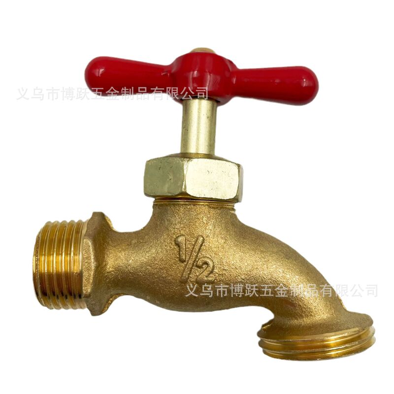 South America's Best-Selling Brass Faucet Slow-Opening Faucet 1/2*3/4 Outdoor Garden Faucet Npt