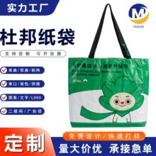 手提杜邦纸袋定制logo企业宣传文创礼品袋帆布内衬杜邦纸包环保