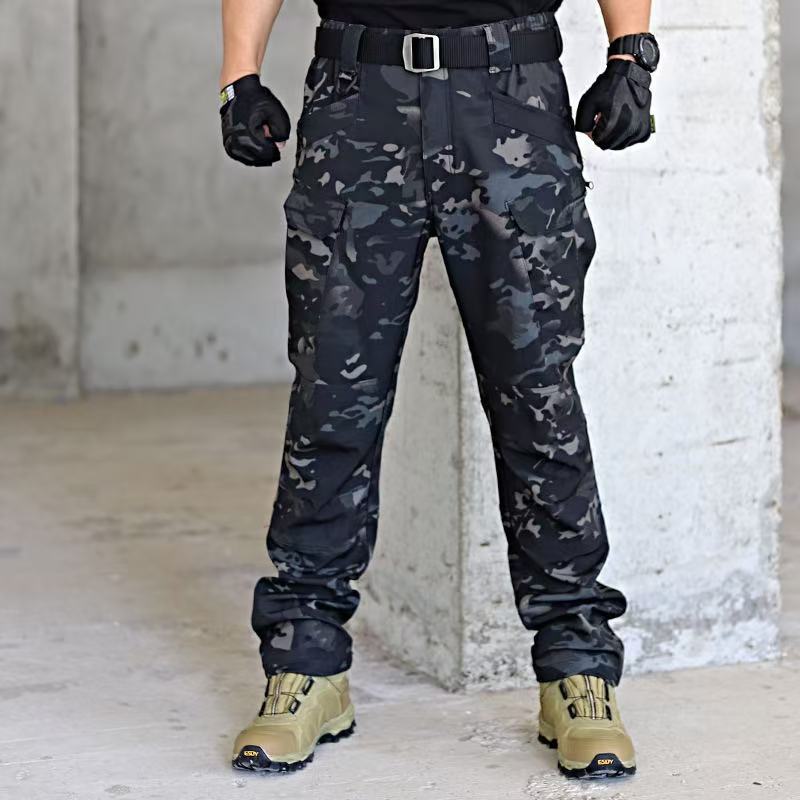 Men's Outdoor Tactical Pants New Style Executive Autumn Winter Instructor Cross-Over Wear Resistant Training Security Bottoms_voghion.com