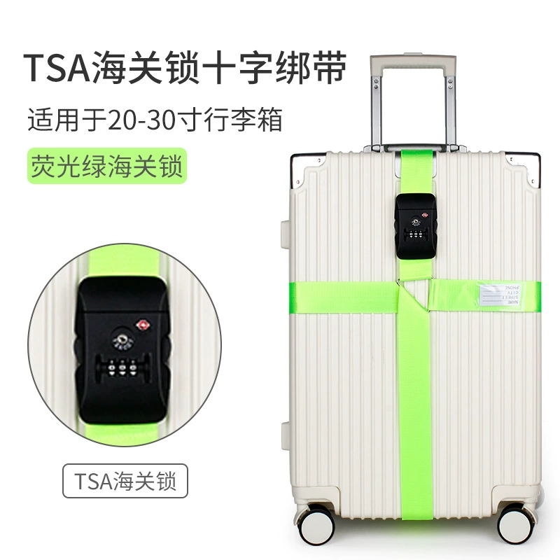 Ремень для багажа с замком TSA и кодовым шифром, укрепляющая упаковочная лента для коробки