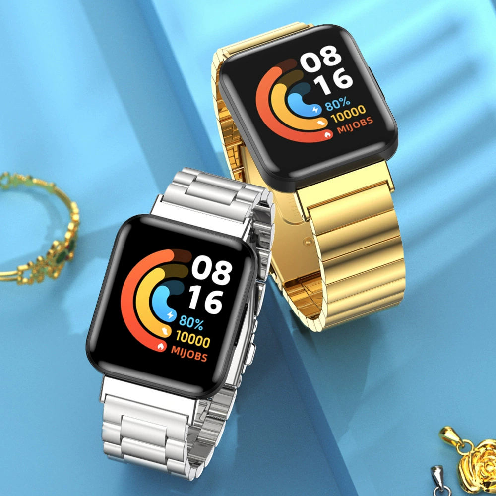 Подходит для ремешка Redmi watch 6/5/4, ремешок для Redmi watch Active/Lite 3 2POCO, металлическая браслет