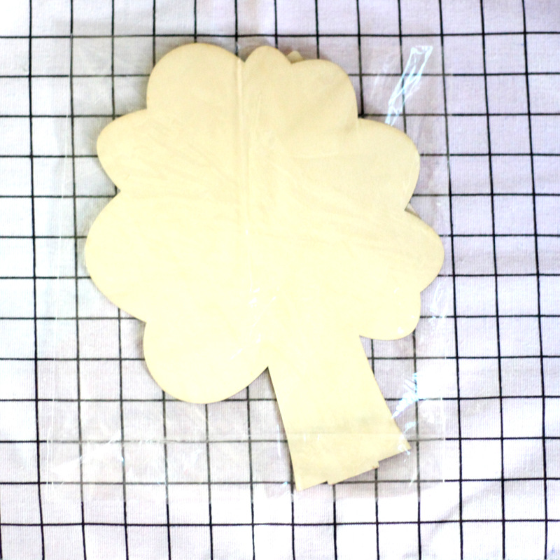 Mother's Day Children's Handicraft DIY Wooden White Skeleton Tree Coloring Drawing Clay Preschool Art Material Kit