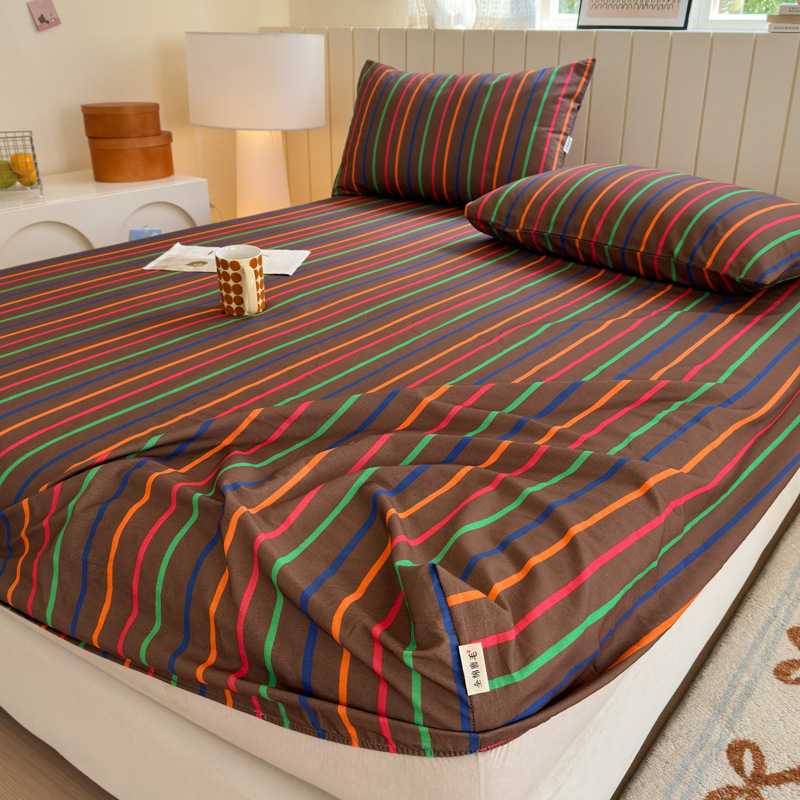 Cama de algodón grueso y molido, una sola pieza de algodón puro otoño y invierno, nueva cubierta de colchón doble