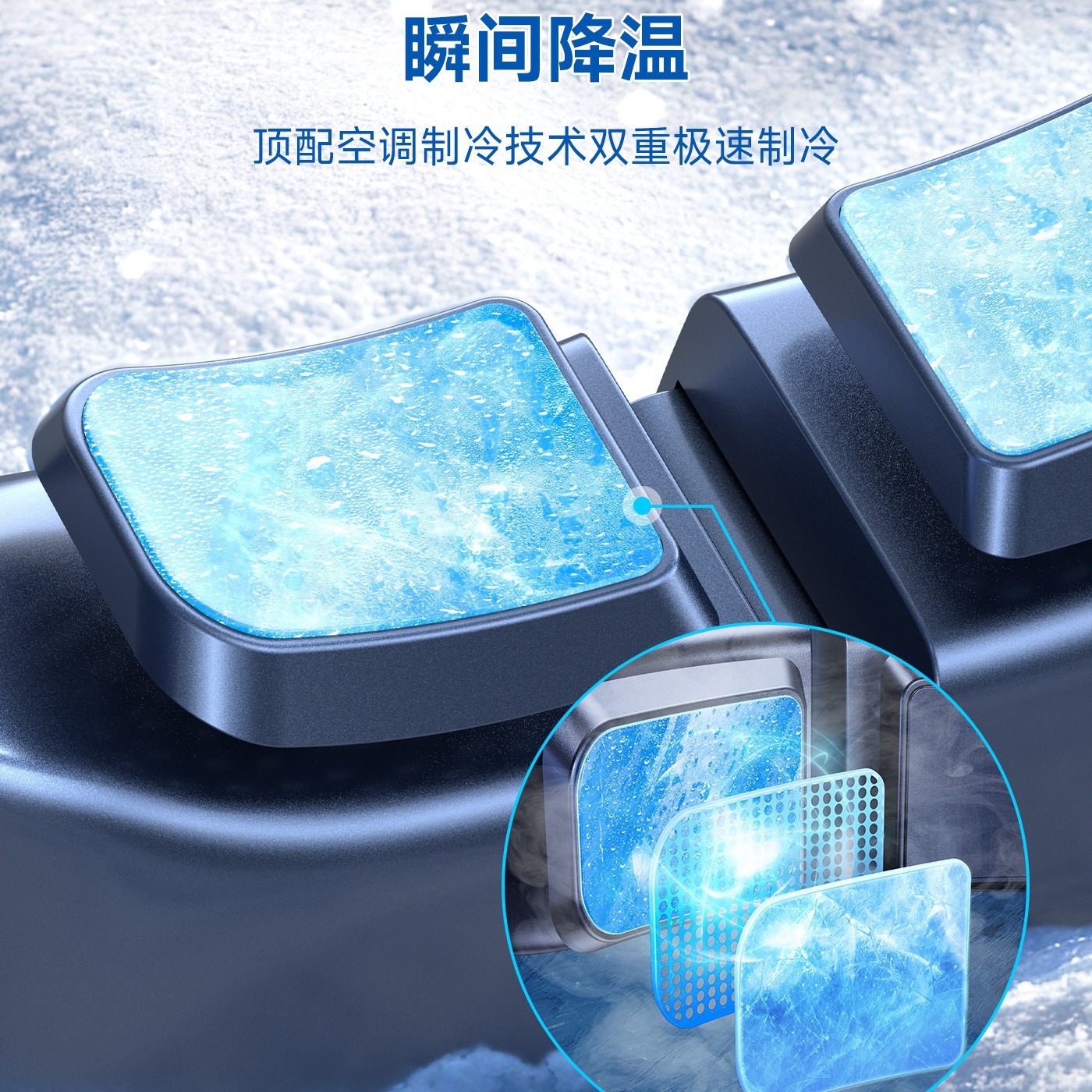 Nuevo ventilador de cuello halter de refrigeración, ventilador pequeño sin aspas, almacenamiento portátil usb, cuello perezoso, ventilador eléctrico halter transfronterizo