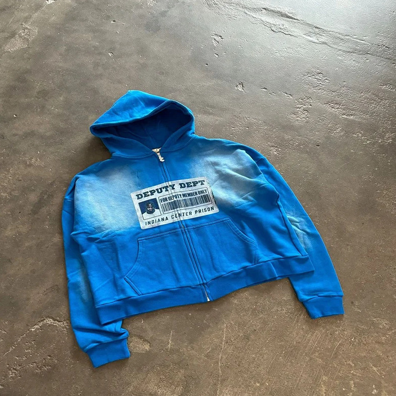 Y2K Zip-Up Hoodie With Bold Prints - Unisex Streetwear Jacket For Men & Women (XS-XXXL, Multiple Colors)_viptrois.com