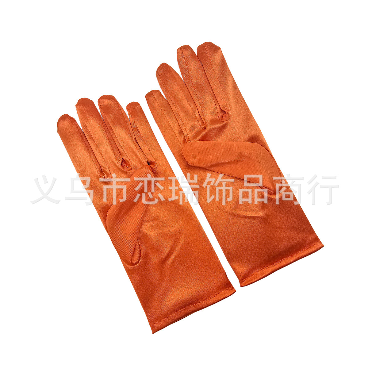 Vestido de color sólido guantes satin guantes de novia guantes de Halloween maquillaje fiesta damas guantes cortos