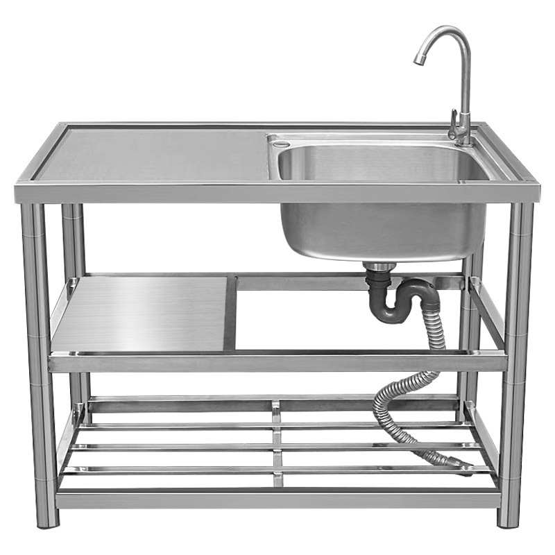 家庭用キッチンステンレス水槽スタンド付き単槽洗面器洗面器一体操作台のコロナ模様|undefined