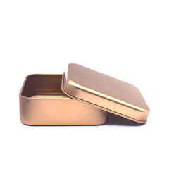 Stainless steel gift box wholesale zipper Casio metal storage box candy small double lid metal box square