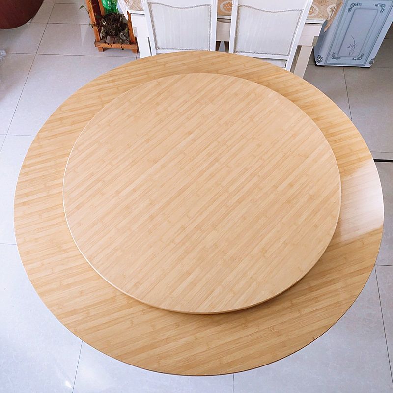 Round Dining Table Top, Hotel Round Folding Table, Household Solid Wood Restaurant Round Table Top, Large Round Tabletop