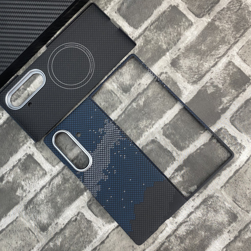 Samsung zfold7 中央軸携帯電話ケース ケブラー磁気 SAMSUNG fold7 アラミド繊維保護に適しています。|undefined