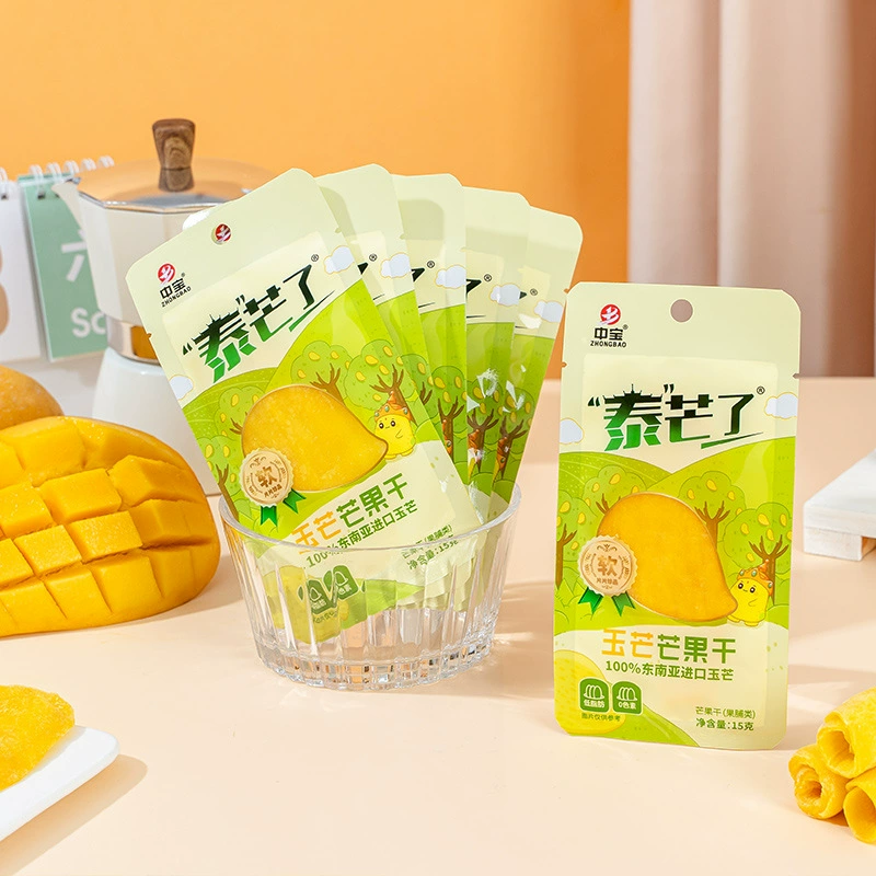 Тайманг имеет большие куски сушеных фруктов из манго