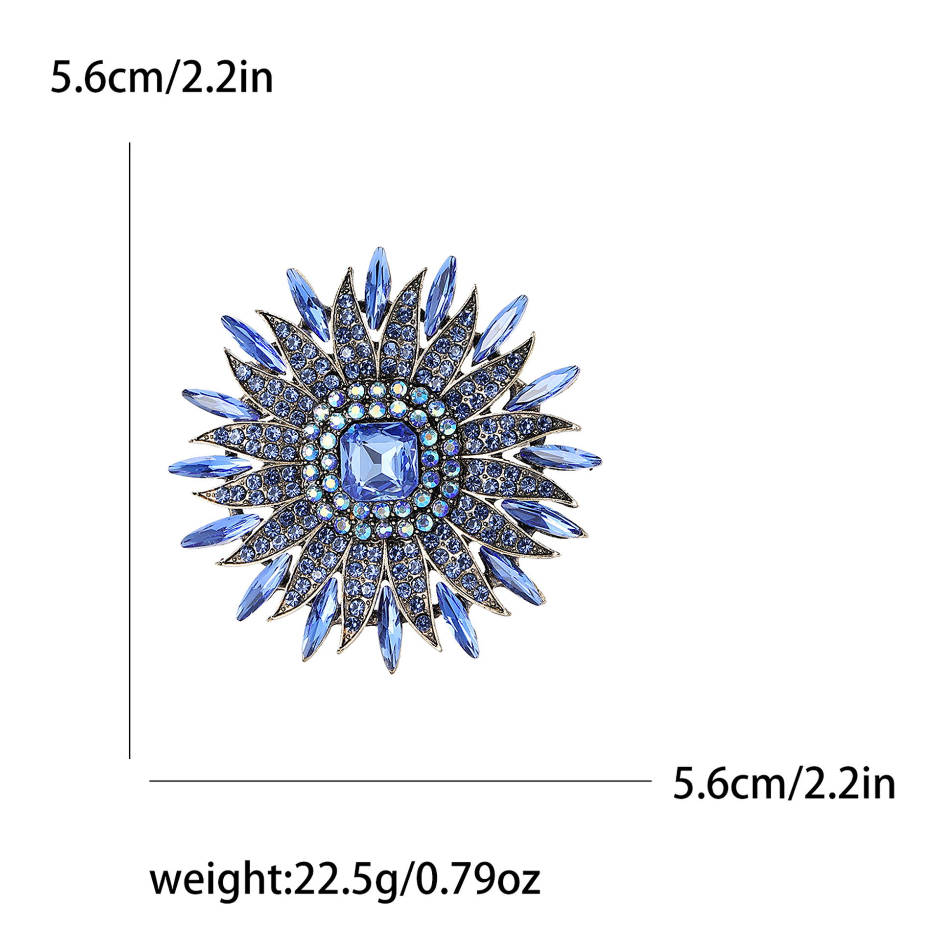 Brooches Classification Casual, Holiday Occasion Vintage Style Pin Flower Alloy Rhinestone Women's Brooches