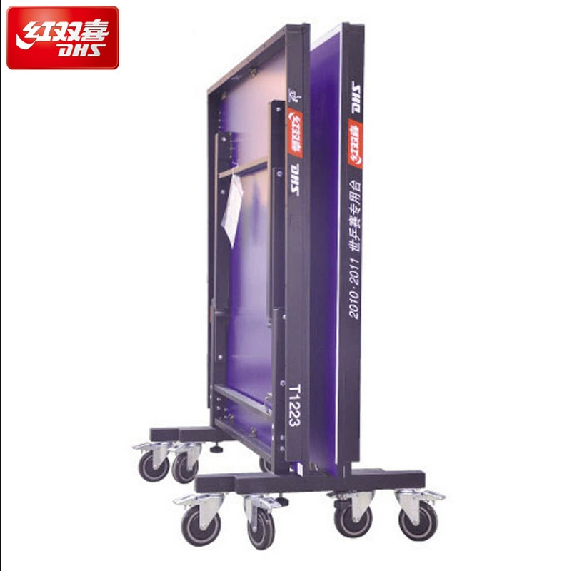 Официальный складной стол для настольного тенниса DHS Red Double Happy T1223 Twive, складной стол для настольного тенниса для зала