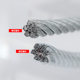 Hot galvanized steel wire rope wholesale rust-proof corrosion-resistant greenhouse shrimp shed dragon fruit pull line 23456810mm