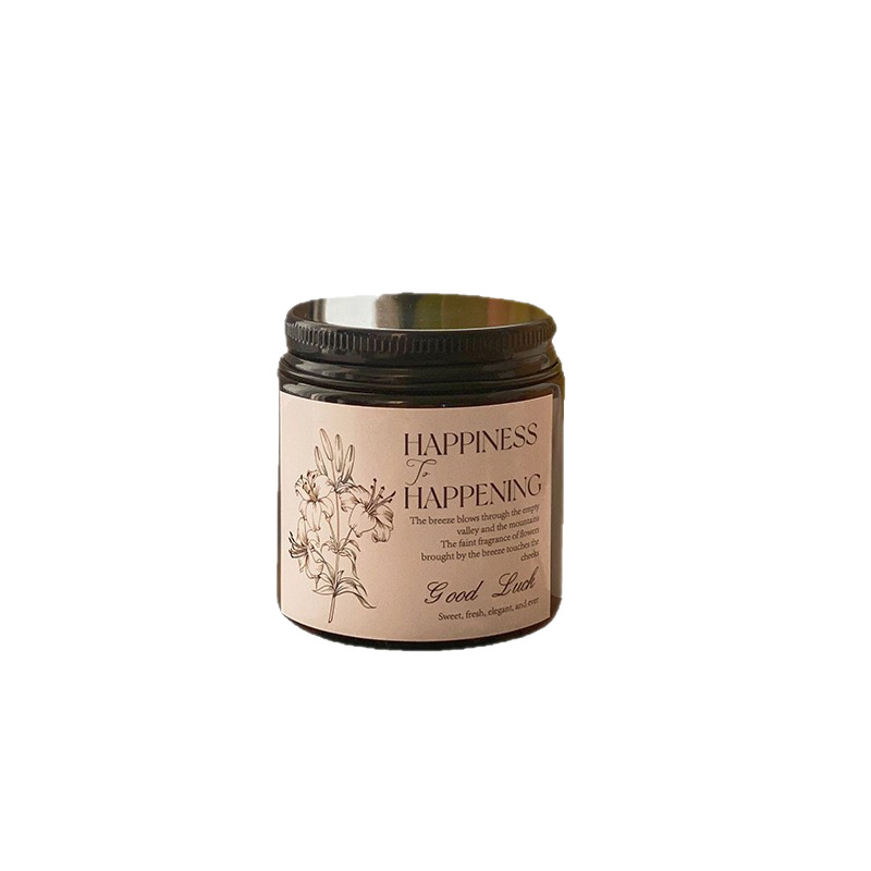 [Hecho a mano] Taza marrón transfronteriza Velas de aromaterapia Adornos de bricolaje Velas de fragancia romántica sin humo al por mayor