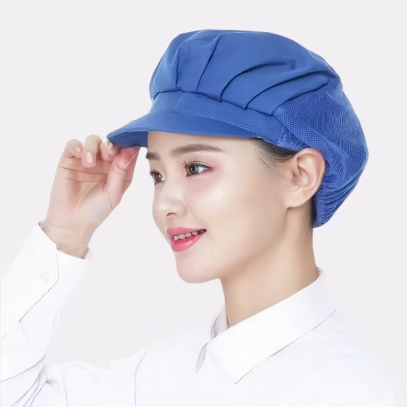Sombrero de taller de alimentos respirable a prueba de humo de aceite sombrero de cocina sombrero de cocinera sombrero de cocinera sombrero de trabajo